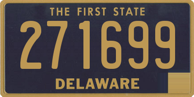 DE license plate 271699