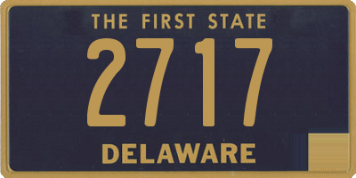 DE license plate 2717