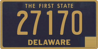 DE license plate 27170