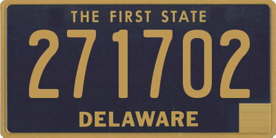 DE license plate 271702
