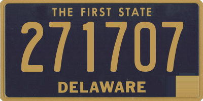 DE license plate 271707