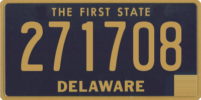 DE license plate 271708