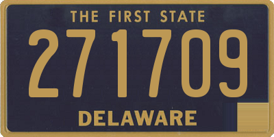 DE license plate 271709
