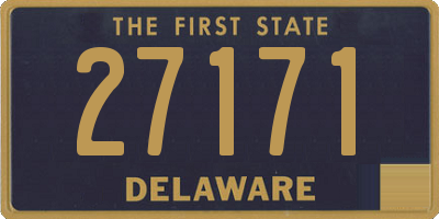 DE license plate 27171