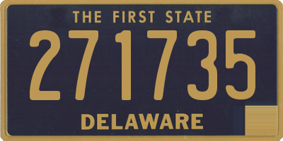DE license plate 271735