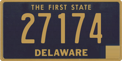 DE license plate 27174