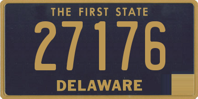 DE license plate 27176