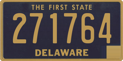 DE license plate 271764