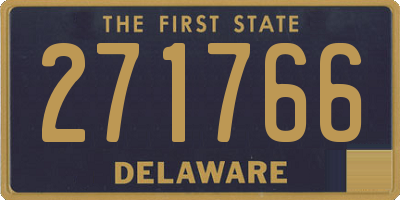 DE license plate 271766
