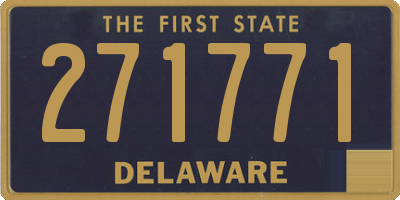 DE license plate 271771