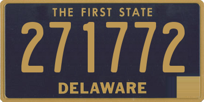DE license plate 271772