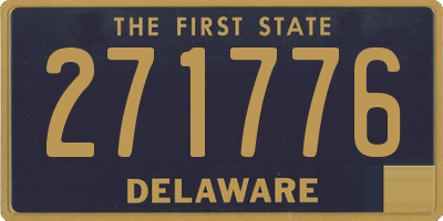 DE license plate 271776