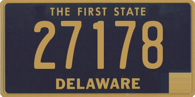 DE license plate 27178