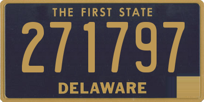 DE license plate 271797