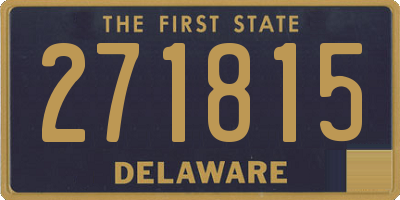 DE license plate 271815