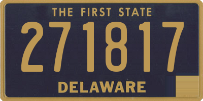 DE license plate 271817