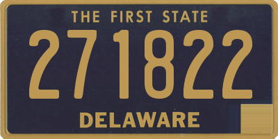 DE license plate 271822