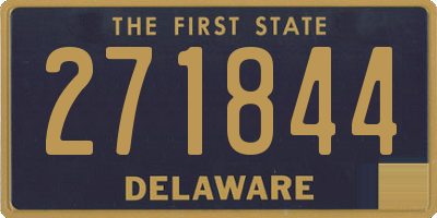 DE license plate 271844