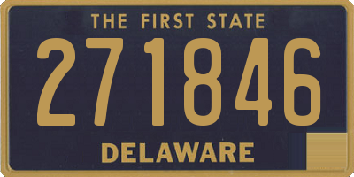 DE license plate 271846