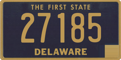 DE license plate 27185