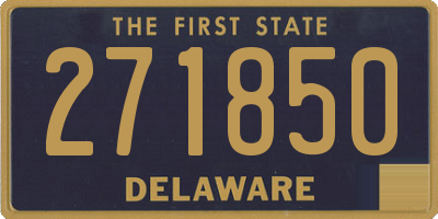 DE license plate 271850