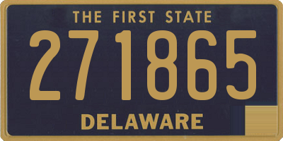 DE license plate 271865