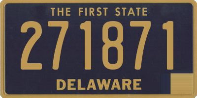 DE license plate 271871