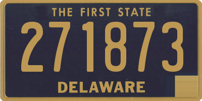 DE license plate 271873