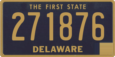 DE license plate 271876