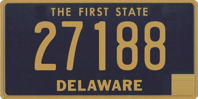 DE license plate 27188