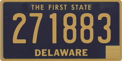 DE license plate 271883