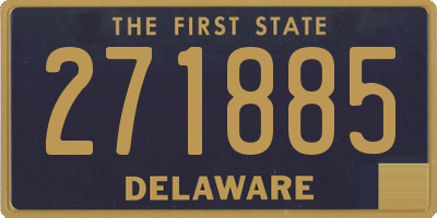 DE license plate 271885