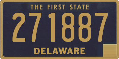 DE license plate 271887