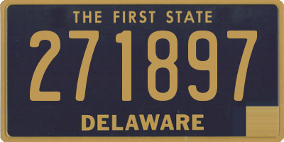 DE license plate 271897