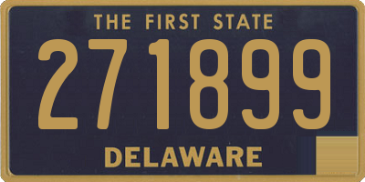 DE license plate 271899
