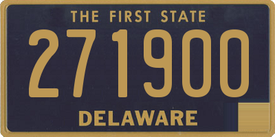 DE license plate 271900