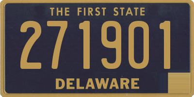 DE license plate 271901