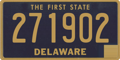 DE license plate 271902