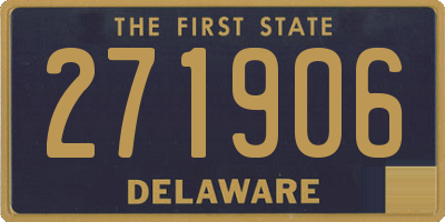 DE license plate 271906