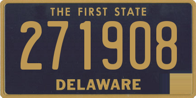 DE license plate 271908