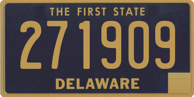 DE license plate 271909