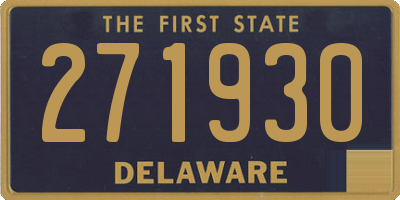 DE license plate 271930
