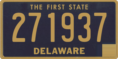 DE license plate 271937