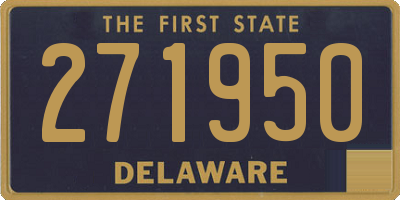 DE license plate 271950