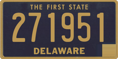 DE license plate 271951
