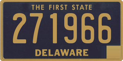 DE license plate 271966