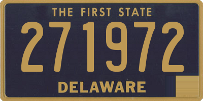 DE license plate 271972