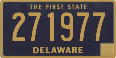 DE license plate 271977