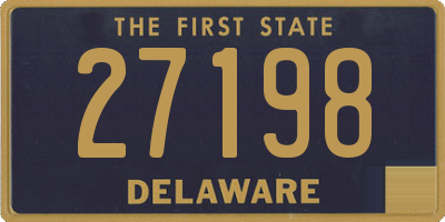 DE license plate 27198