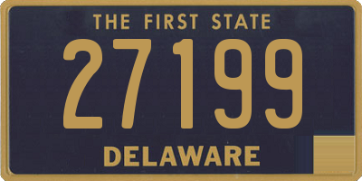 DE license plate 27199